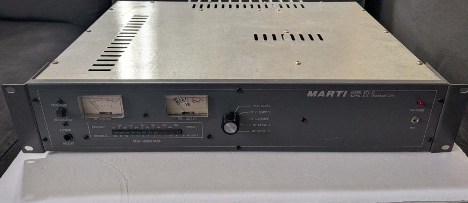 Marti Electronics STL-10 Aural STL Transmitter 945.375 MHz, 950