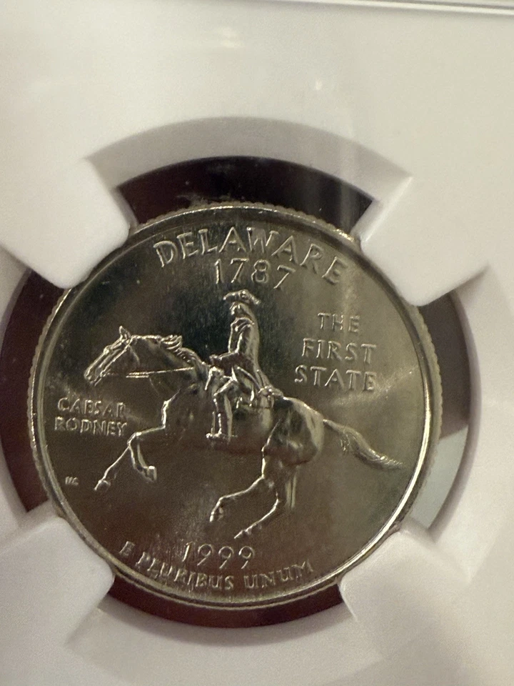 Extremely Rare 1999 P Delaware State Quarter 🔥Top Pop🔥 NGC MS 68! - Image 2 of 4