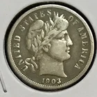 U.S. Barber Dime Prem VF 1903