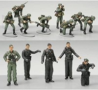 Tamiya 300032512-1:48 Wwii Figuren-Set Deutsche Infanterie (15)