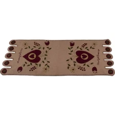 14"x36" Heartfelt Blessings Nutmeg Table Runner, Multi-Color,TRSL0041