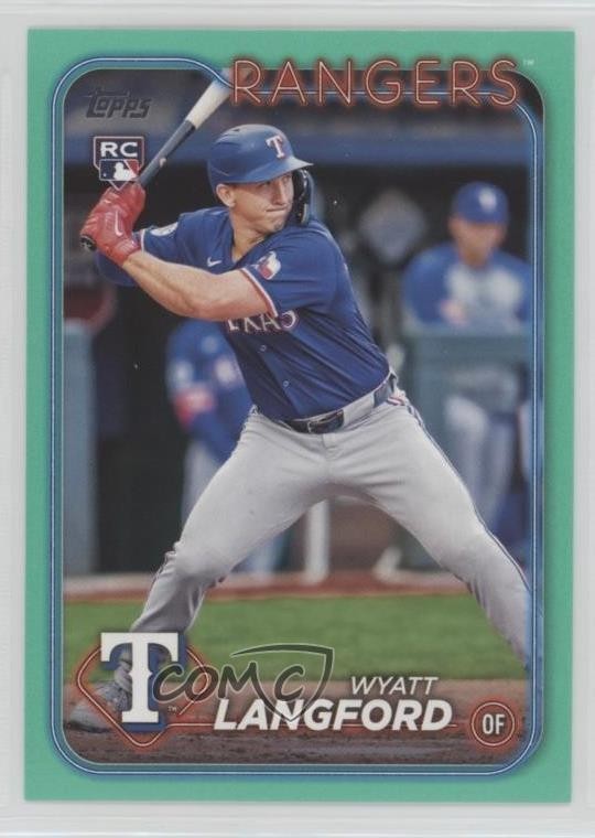 2024 Topps Update Aqua Wyatt Langford #US151 Rookie RC