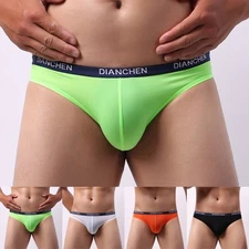Men Sexy Brief Underwear Pouch Undies Panties Underpants Trunks Adults Boxer