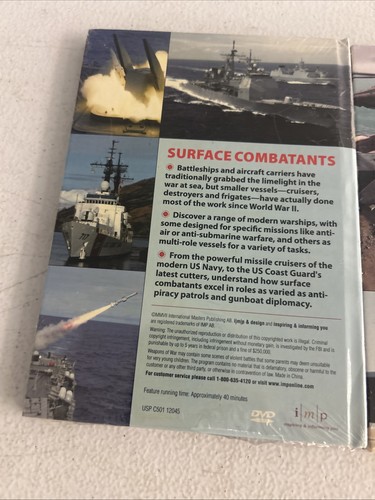 Weapons of War DVD #18 Desert Storm Air War And #44 Surface Combatants New - Picture 5 of 8