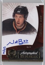 2010-11 Upper Deck The Cup Gold Rainbow 14/63 Nick Bonino #92 Auto 7b5
