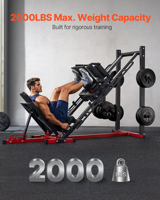 Leg Press Hack Squat Machine, Calve