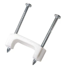 GARDNER BENDER PS-75 Cable Staple,3/4In,Plastic,Romex,Pk50 6LVF0