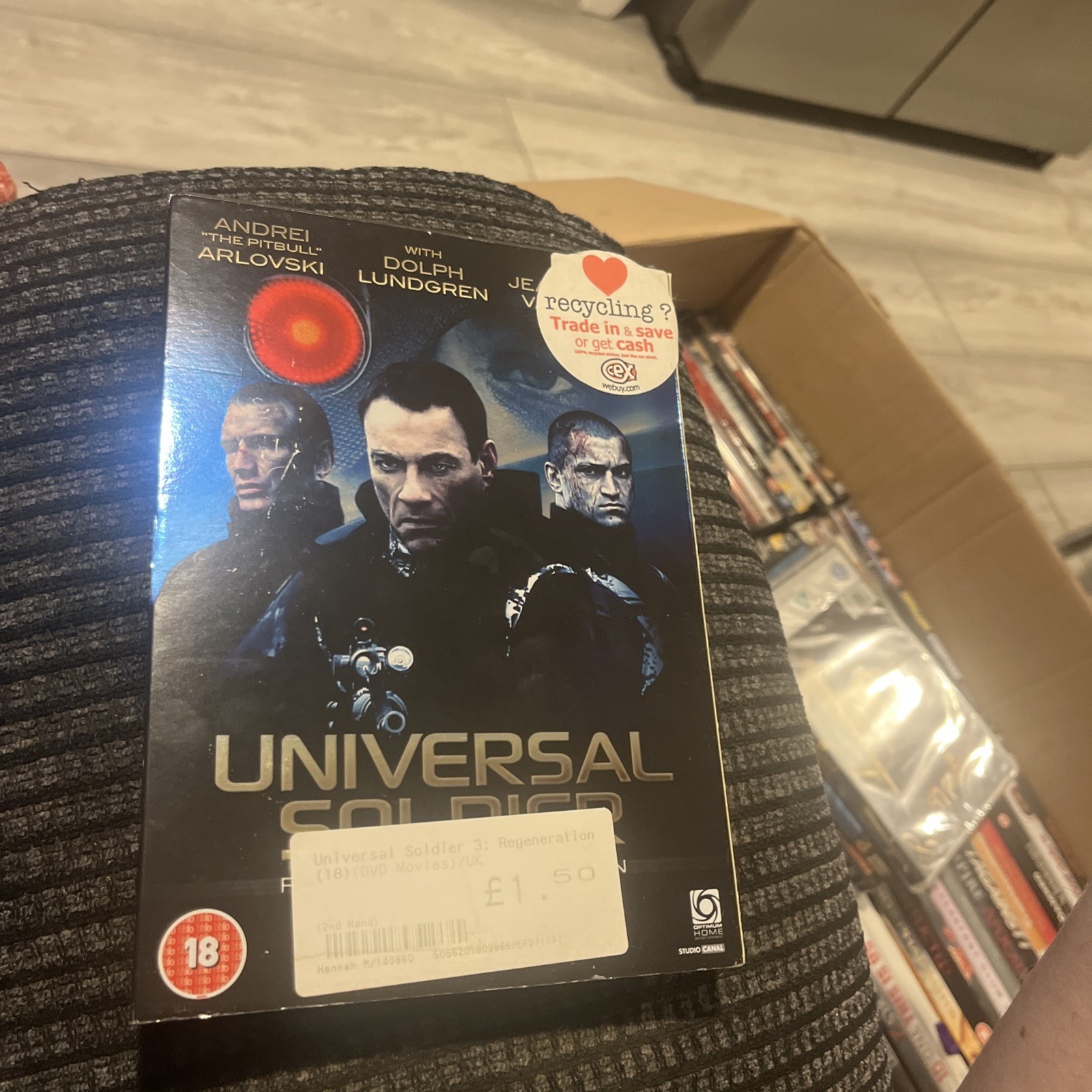 Universal Soldier Regeneration (DVD, 2010) With Slipcover