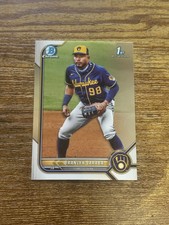2022 Bowman Branlyn Jaraba 1st Chrome #BCP-15 Milwaukee Brewers