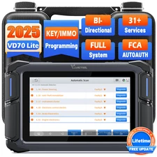 VDIAGTOOL VD70 Lite OBD2 Bidirectional Scanner Diagnostic Tool Lifet-Free Update