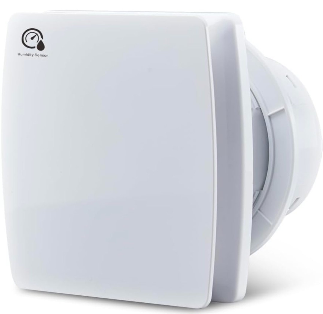 5.9 Inch Bathroom Exhaust Fan with Humidity Sensor and Timer 110 CFM Powerful...