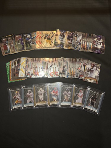Big 2024 Topps And Panini Football Mixed Card Lot, Inserts, Rookie Card, Etc