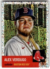 2022 Topps Chrome Platinum Anniversary Alex Verdugo Speckle Refractor #/150 #442