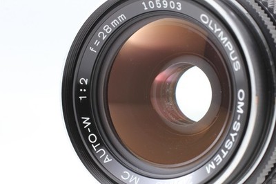 EXC+++] Olympus OM System Zuiko MC Auto-W 28mm f/2 Wide Angle Lens