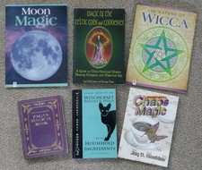 BUNDLE OF 6 x WICCA, WITCHCRAFT, MAGIC, PAGAN BOOKS