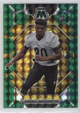 2023 Panini Mosaic Rookies Green Mosaic Prizm Darnell Washington #306 q2l