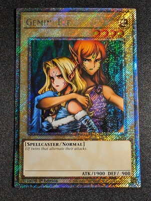 Yugioh - Gemini Elf RA03-EN109 1st Edition Platinum Rare NM