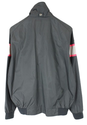 DESCENTE Jacket Women's 2XL High Neck Full Zip Lined Zipped Pockets Dark Grey - Picture 2 of 13