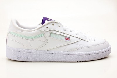 Reebok Club C 85 FX3031 Damen Sneaker Schuhe Turnschuhe weiß-blau-mintgrün