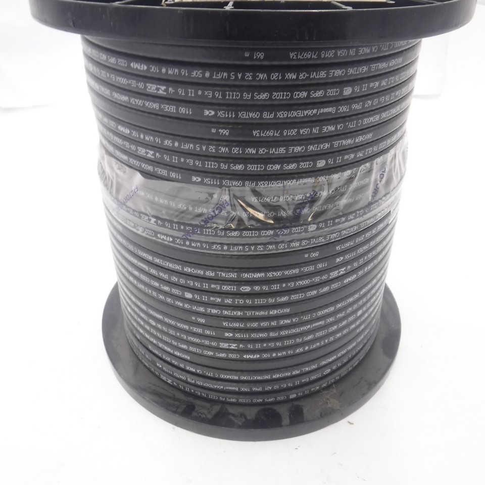 Per Foot Raychem 5BTV1-CR Parallel Self-Reg Heating Cable 5W/Ft 120V 5 ...