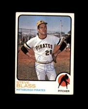 Steve Blass Signed Authentic 1973 Topps Pittsburgh Pirates Autograph