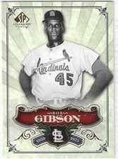 BOB GIBSON ST. LOUIS CARDINALS 2006 UPPER DECK SP LEGENDARY CUTS BASEBALL CARD