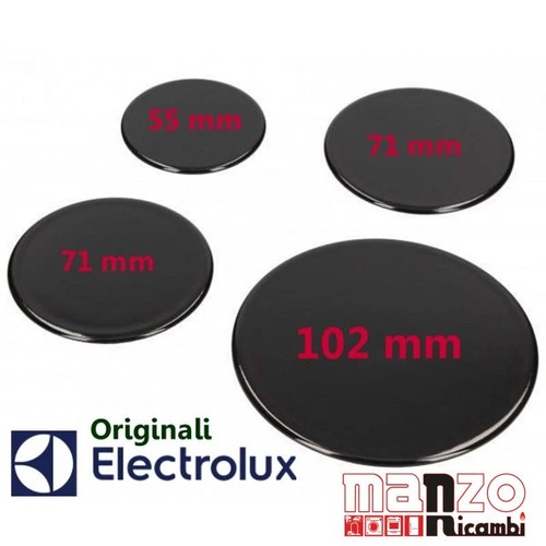 REX ELECTROLUX 4 Cappellotti Piattelli Bruciatori Piano Cottura Rex aeg Original - Foto 1 di 2