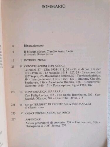 Horowitz - CONVERSAZIONI CON ARRAU - 1 Ediz. 1984 Oscar Musica Mondadori - Foto 7 di 7
