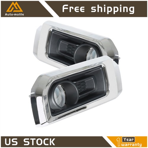 Faro antiniebla bisel cromado lado izquierdo y derecho para Toyota 4Runner Limited 2014-2021 - Imagen 4 de 9