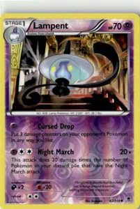 2014 XY PHANTOM FORCES LAMPENT 42/119 REVERSE HOLO