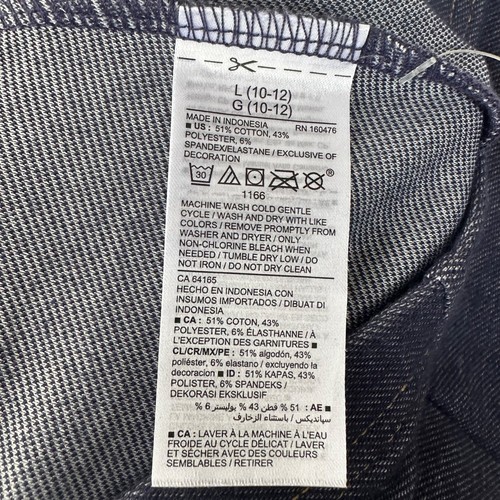 Size L(10-12) Big Girl legging blue CCotton Blend Old Navy Jegging New - Picture 4 of 5