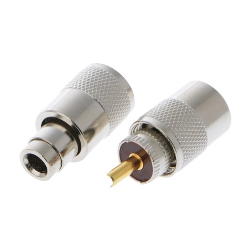 10 Pcs UHF PL-259 Male Solder RF Connector Plugs For RG8X Coaxial Coax Cable - Zdjęcie 6 z 8
