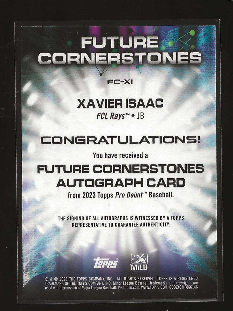ゼイビア・アイザック ゼイビア・アイザック 2023 Topps Pro Debut Chrome Aqua
