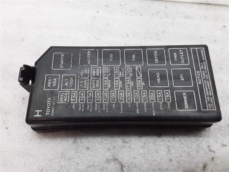 FUSE BOX TOP LID COVER ONLY 00-02 TOYOTA 4 RUNNER 3-7-1P | eBay