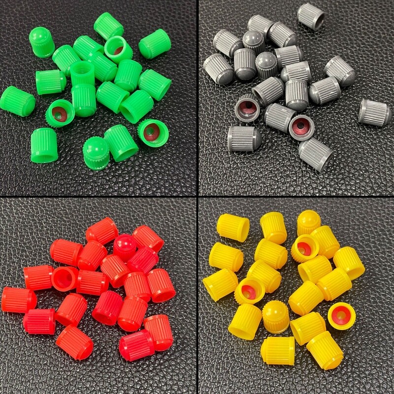 100Pcs Universal Car Tire Air for Stems Cover with Rubber eBay