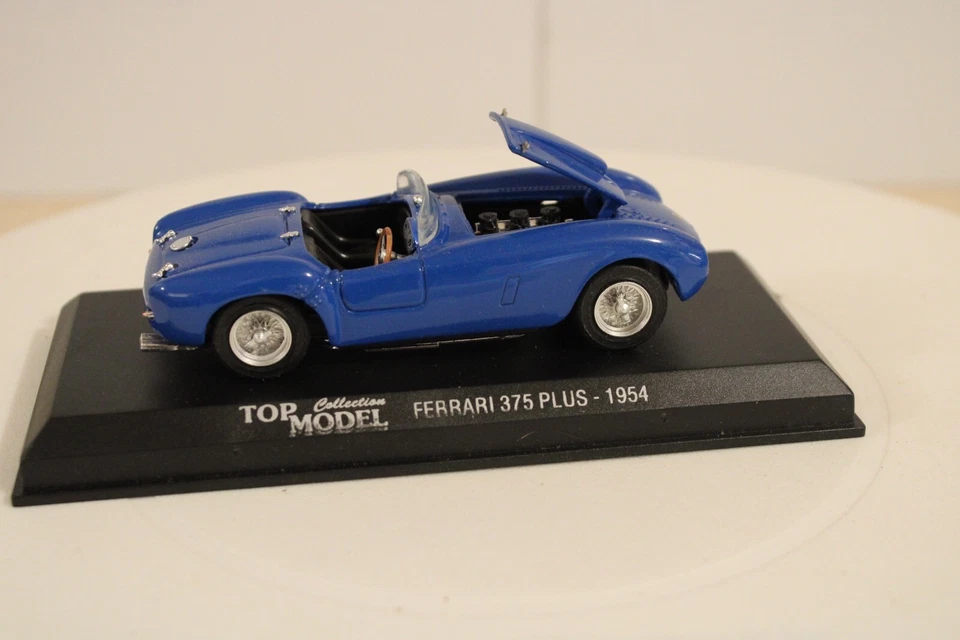 Top Model Collection - TMC 001 1954 Ferrari 375 MM Plus - Blue 1:43s - Image 3 of 4