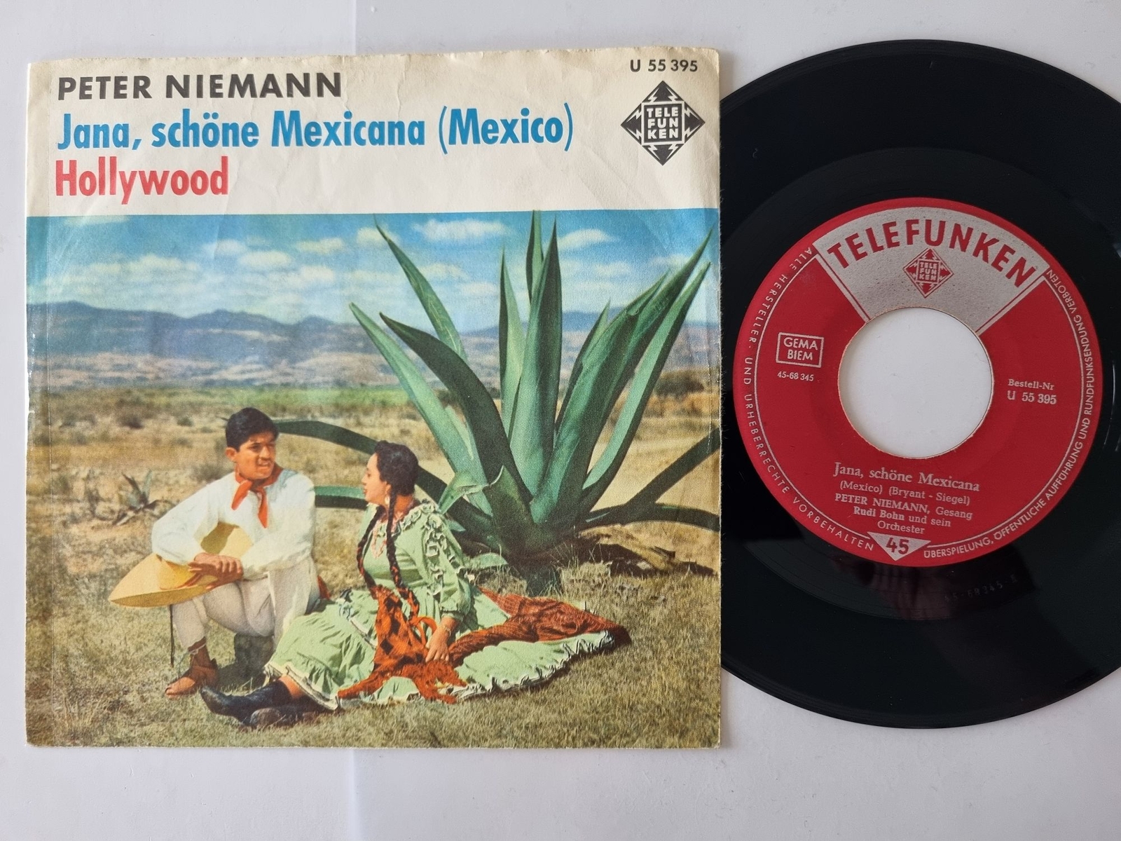 Peter Niemann - Jana, schöne Mexicana (Mexico) 7'' Vinyl Germany
