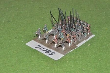 15mm renaissance / generic - pikes halberds & arquebus 32 figs - inf (70785)