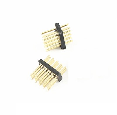20Pcs Gold Plated 1.27mm Pitch Male 2x5 Pin 10 Pin Straight Pin Header Strip NEW