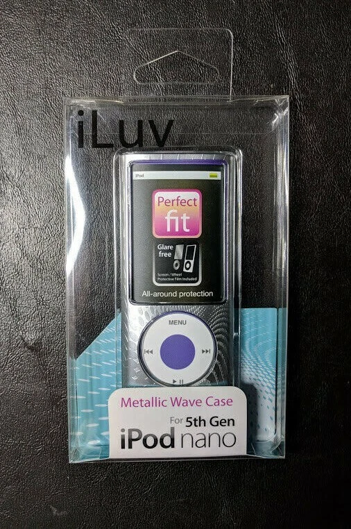 Estuche Rígido iLuv iCC308 Plateado Onda Metálica para Apple iPod 5ta Generación Nano (50PCS) Foto 2 de 3