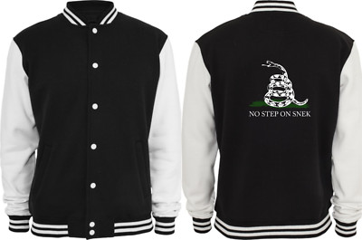 Collegejacke - No Step no Snek ( Sprüche / Lustig / Fun / Spaß )