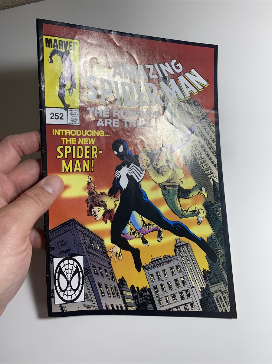 Amazing Spider-Man 252, Toybiz Reprint October 2000 1st Black Suit