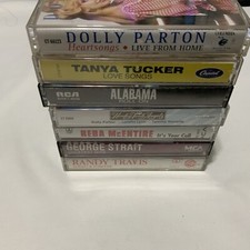 Lot Of 7 Country Music Cassette Tapes In Great Condition