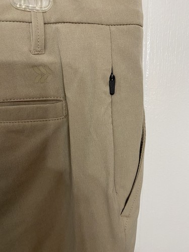 All In Motion 36 Golf Shorts Khaki Stretch Quick Dry Pockets $30 Active Wear NWT - Picture 8 of 11