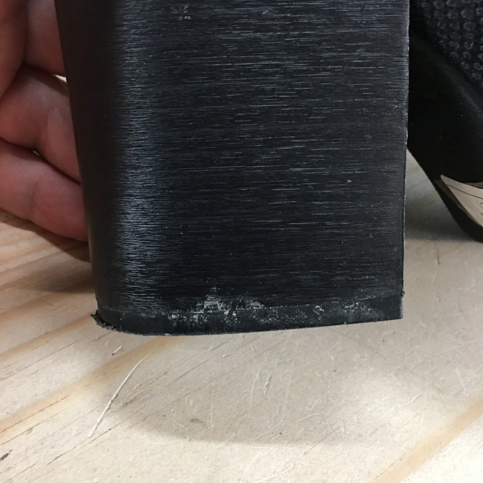 Charlotte Russe ботинки женщин 8 лодыжки ботинок черный искусственной кожи повседневный блок каблук - Изображение 4 из 4