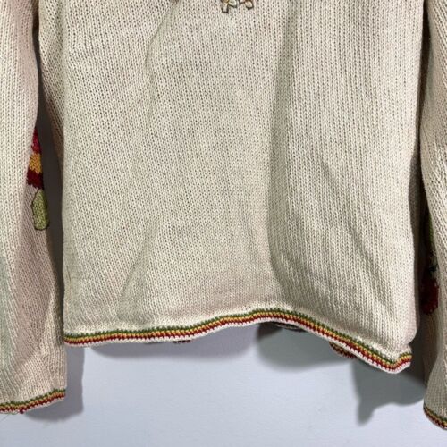 Vintage Talbots Knit Fruit Pattern Cardigan - Picture 12 of 13