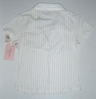 Vintage Cute Brooklyn Girls White Tan Baseball-like Comfy Shirt Sz M 9/10  — photo 3