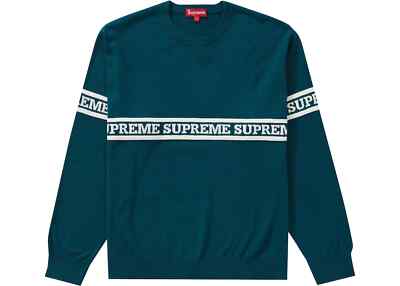 supreme Logo Stripe Knit Buy Supreme Logo Stripe Knit Top Gold