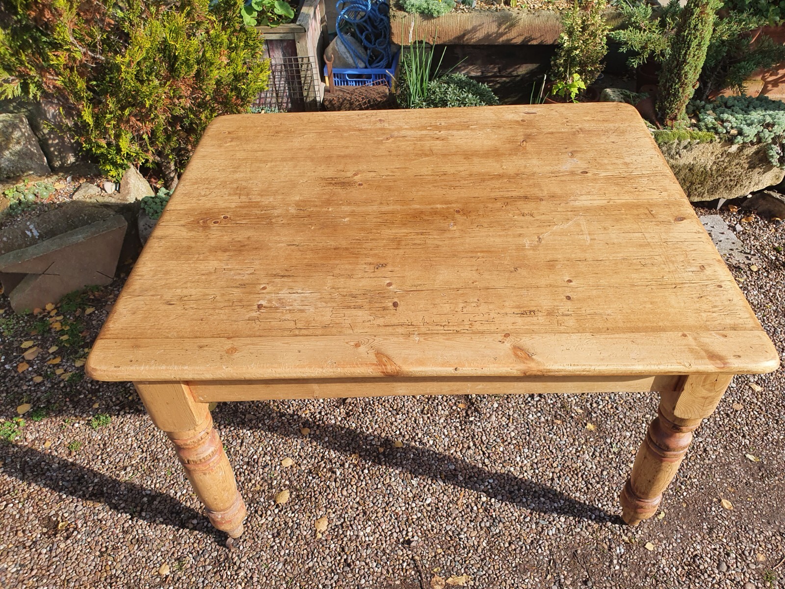 Antique Pine Farmhouse Table eBay