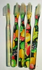 10-PACK  FUN Vintage Designer Toothbrush NEW  By Alan Stuart New York